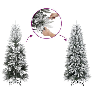 Beschneiter künstlicher Weihnachtsbaum, 210 cm