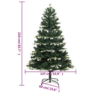 Künstlicher Weihnachtsbaum Beschneit 210cm