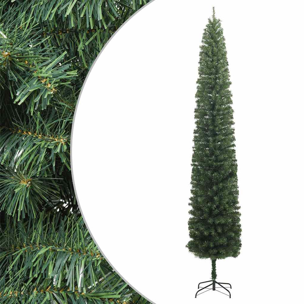 Schlanker Weihnachtsbaum mit Ständer 270cm