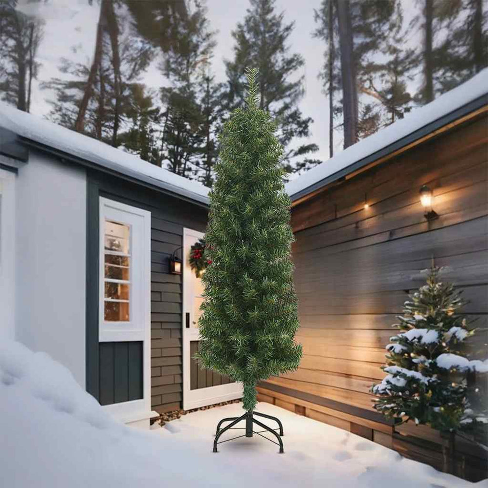 Schlanker Weihnachtsbaum mit Ständer 270cm