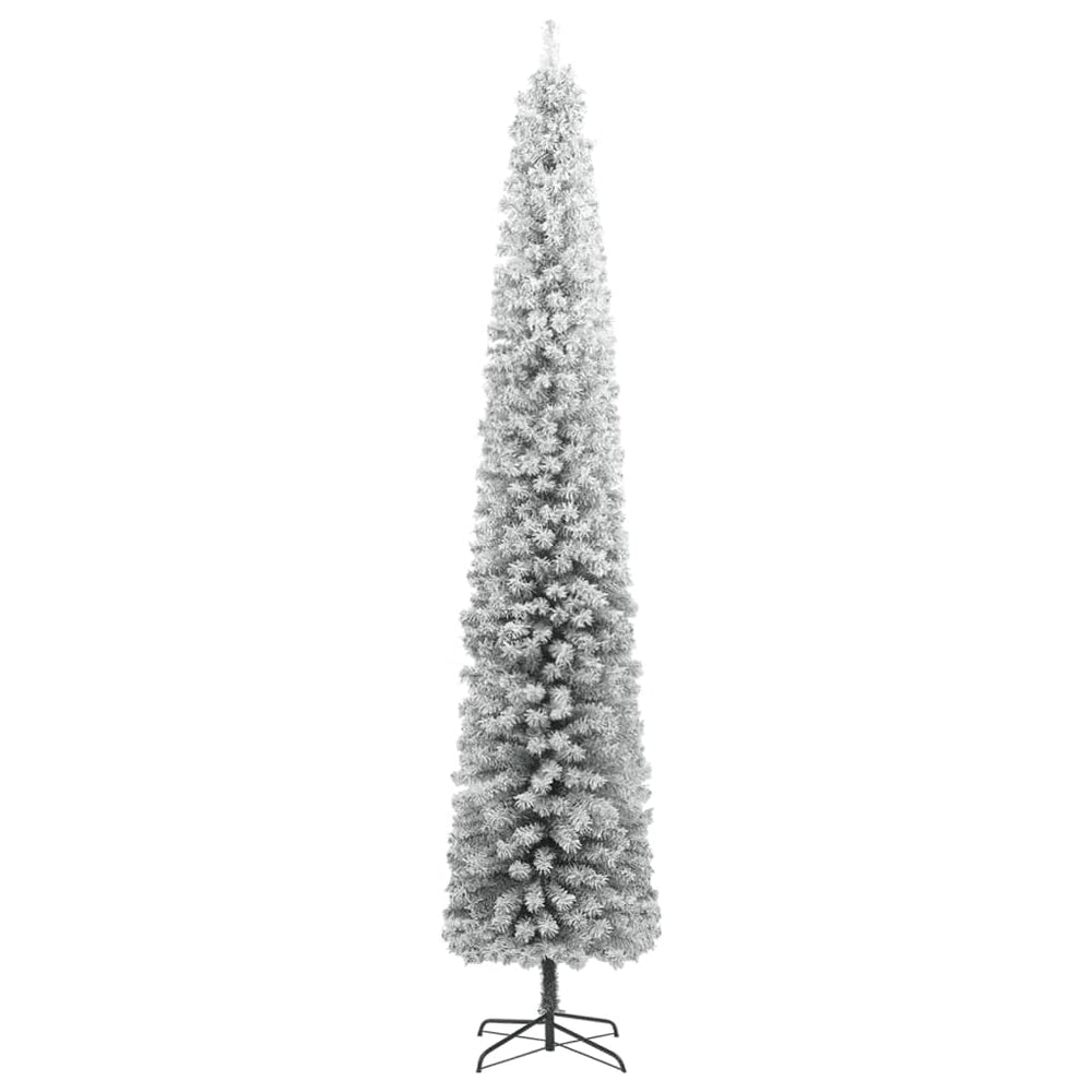 Schlanker, beschneiter Weihnachtsbaum 300cm