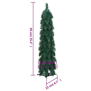 Künstlicher Weihnachtsbaum mit 45 LEDs - 90cm