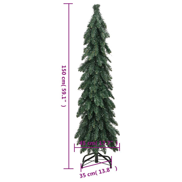 Künstlicher Weihnachtsbaum mit 80 LEDs - 150cm