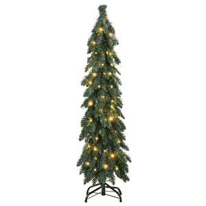 Künstlicher Weihnachtsbaum mit 80 LEDs - 150cm