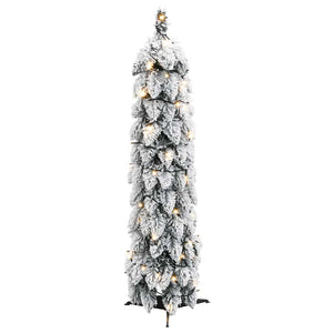 vidaXL Sapin de Noël artificiel éclairage et neige 30 LED 60 cm