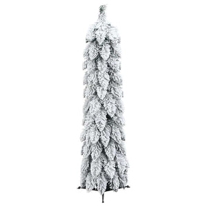 vidaXL Sapin de Noël artificiel éclairage et neige 30 LED 60 cm
