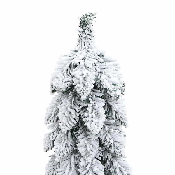 vidaXL Sapin de Noël artificiel éclairage et neige 30 LED 60 cm