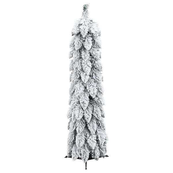 vidaXL Sapin de Noël artificiel éclairage et neige 45 LED 90 cm
