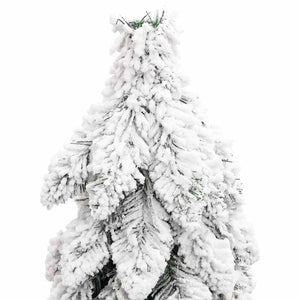 Künstlicher Weihnachtsbaum mit LED & Schnee - 120cm