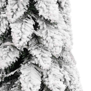 Künstlicher Weihnachtsbaum mit LED & Schnee - 120cm