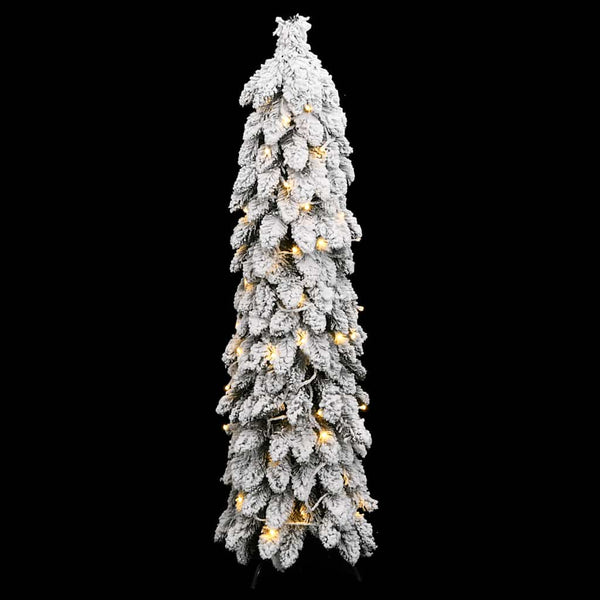 Künstlicher Weihnachtsbaum mit LED und Schnee - 150cm