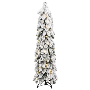 Künstlicher Weihnachtsbaum mit LED und Schnee - 150cm