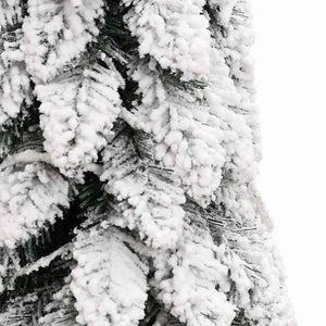 Künstlicher Weihnachtsbaum mit LED und Schnee - 150cm