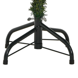 vidaXL Sapin de Noël artificiel pliable avec pommes de pin 150 cm