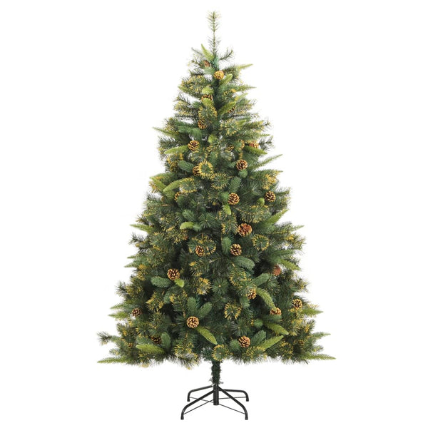 Künstlicher Tannenbaum 210cm mit Zapfen