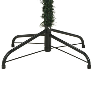 vidaXL Sapin de Noël artificiel pliable avec pommes de pin 240 cm