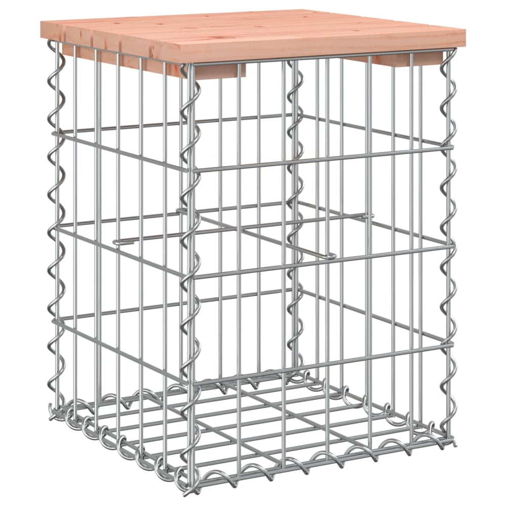 Gartenbank Gabione Douglasie 33x31x42cm