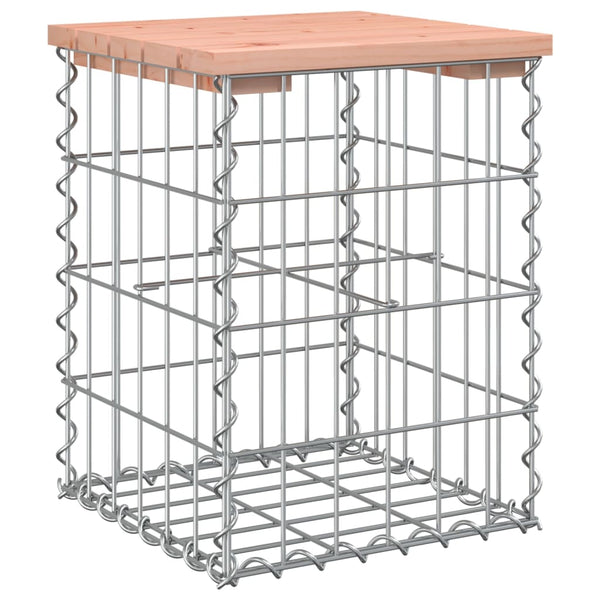 Gartenbank Gabione Douglasie 33x31x42cm