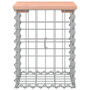 Gartenbank Gabione Douglasie 33x31x42cm