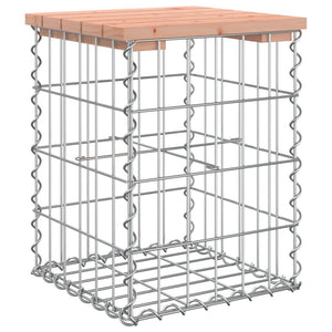 Gartenbank Gabione Douglasie 33x31x42cm