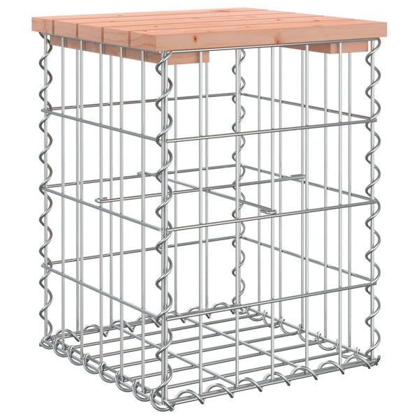 Gartenbank Gabione Douglasie 33x31x42cm