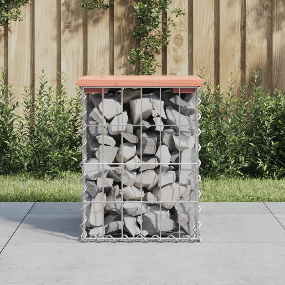 Gartenbank Gabione Douglasie 33x31x42cm