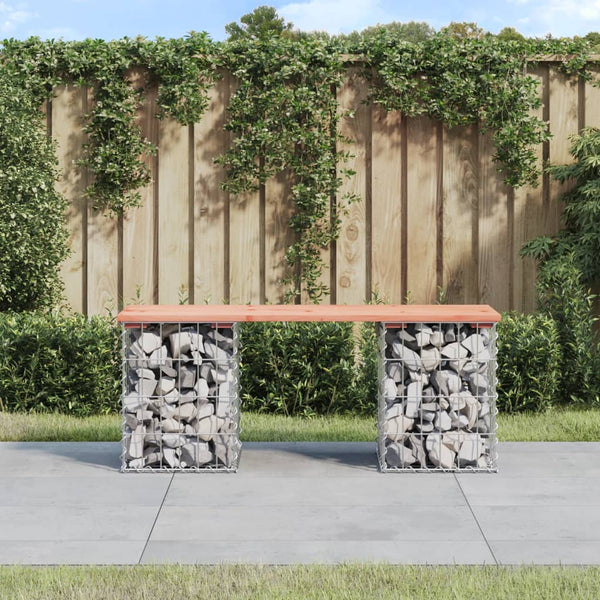 Gartenbank Gabione Douglasie 103cm
