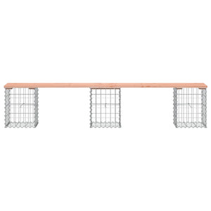Gabionen Gartenbank Douglasie 203cm