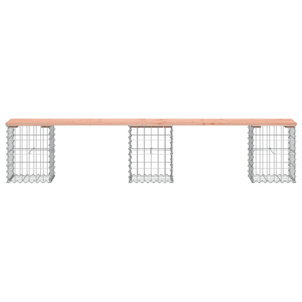 Gabionen Gartenbank Douglasie 203cm