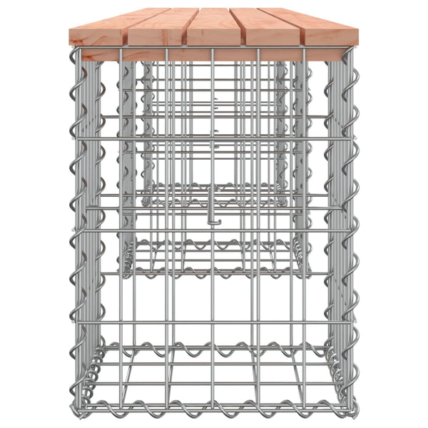 Gabionen Gartenbank Douglasie 203cm