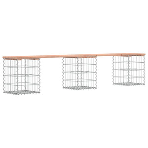 Gabionen Gartenbank Douglasie 203cm