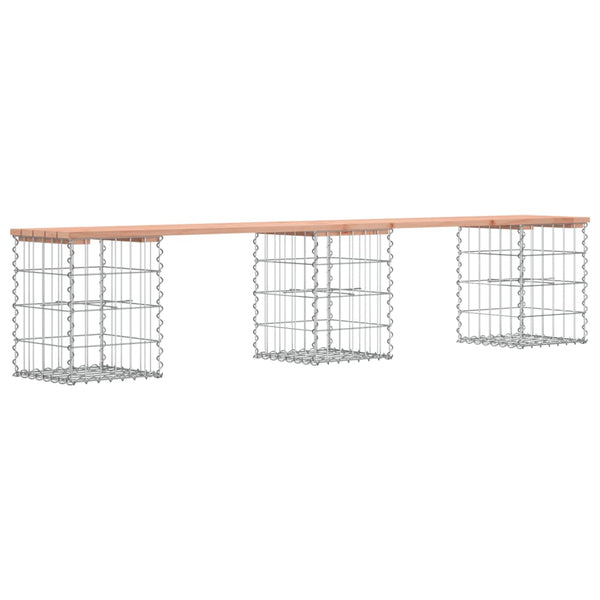 Gabionen Gartenbank Douglasie 203cm