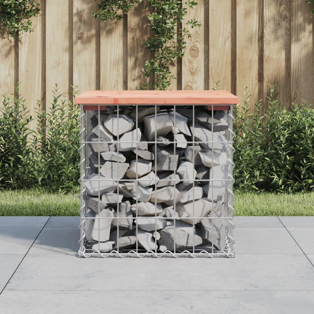 Gabionen Gartenbank Douglasie 43cm