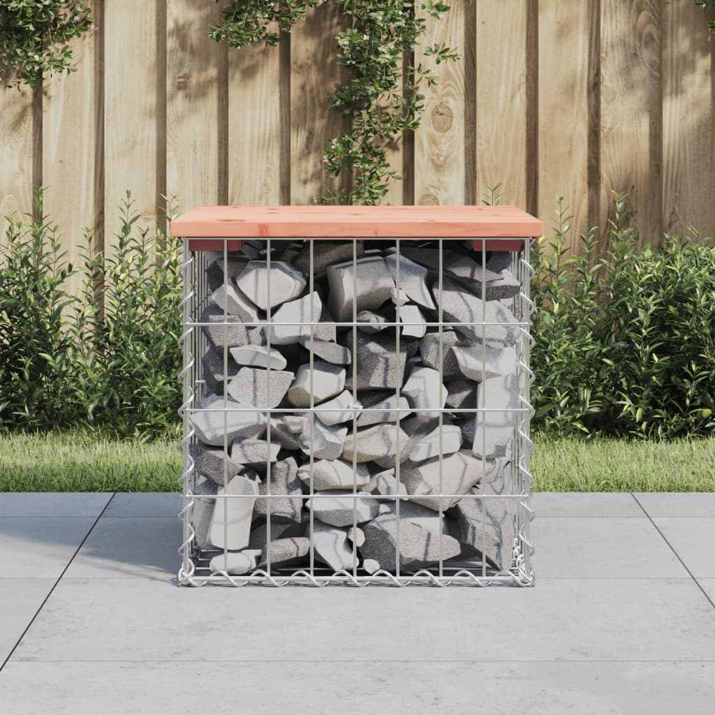 Gabionen Gartenbank Douglasie 43cm