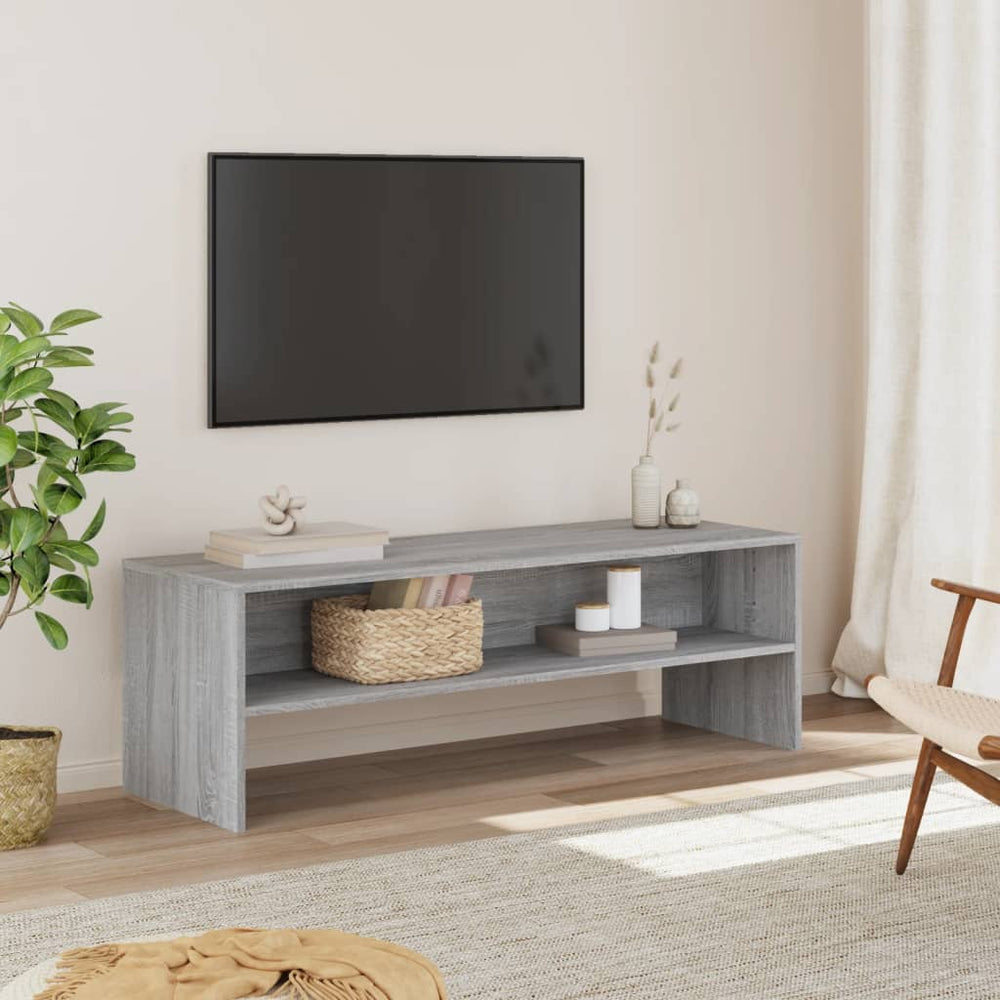 vidaXL Meuble TV Gris Sonoma 120x40x40 cm Bois d'ingénierie