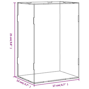 Displaybox Transparent 17x12x25 cm Acryl