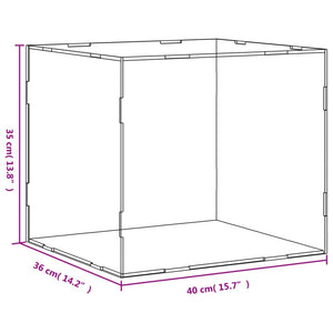 Displaybox Transparent 40x36x35 cm Acryl