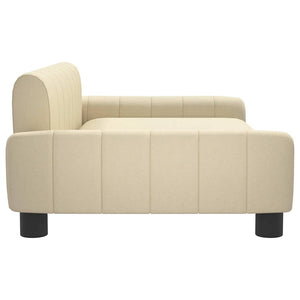 Creme Kindersofa, 90cm Stoffcouch