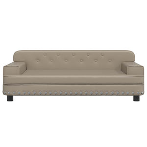 Kindersofa Cappuccino Kunstleder 90 cm