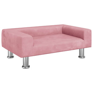 Rosa Kindersofa Samt, 70 cm