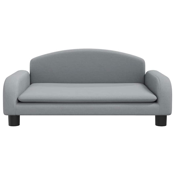 vidaXL Canapé pour enfants Gris clair 70x45x30 cm Tissu