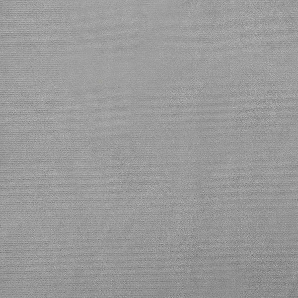Kindersofa Hellgrau Samt 100 cm