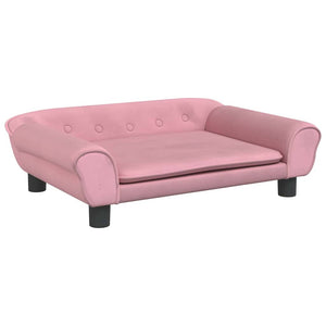 Kindersofa Rosa Samt 70x45x26 cm