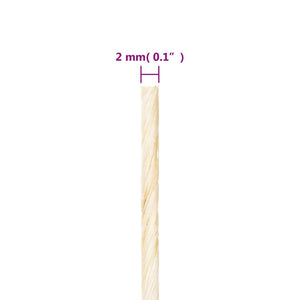 Seil 100% Sisal 2 mm 300 m