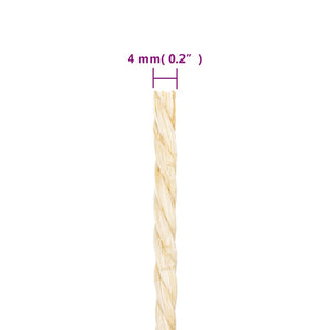 Seil 100% Sisal 4 mm 50 m