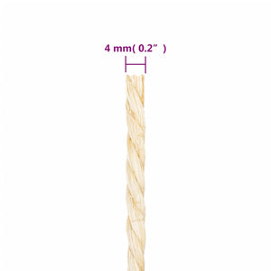 Seil 100% Sisal 4 mm 100 m