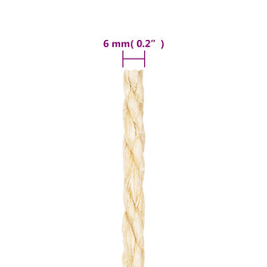Seil 100% Sisal 6 mm 50 m