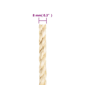 Seil 100% Sisal 8 mm 25 m