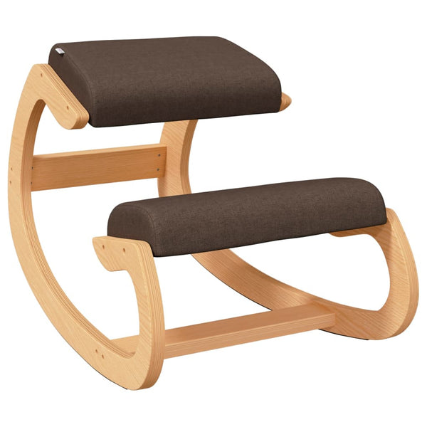 Kniestuhl Braun Birkenholz Ergonomisch
