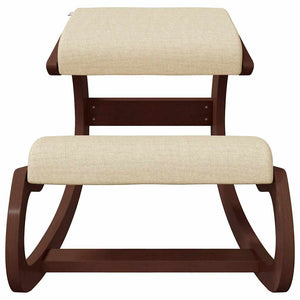 Ergonomischer Kniestuhl Creme Birkenholz